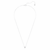 Pendentif Eternity avec diamants synthétiques de 0,5 ct au total, forme ronde, argent sterling Pendentif Eternity avec diamants synthétiques de 0,5 ct au total, forme ronde, argent sterling