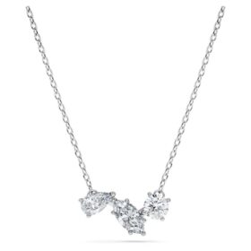 Pendentif Galaxy avec diamants synthétiques, 0,82 ct au total, formes variées, argent sterling