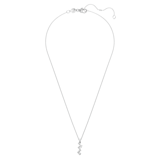 Pendentif Galaxy avec diamants synthétiques de 0,9 ct au total, formes variées, or blanc 14 carats Pendentif Galaxy avec diamants synthétiques de 0,9 ct au total, formes variées, or blanc 14 carats