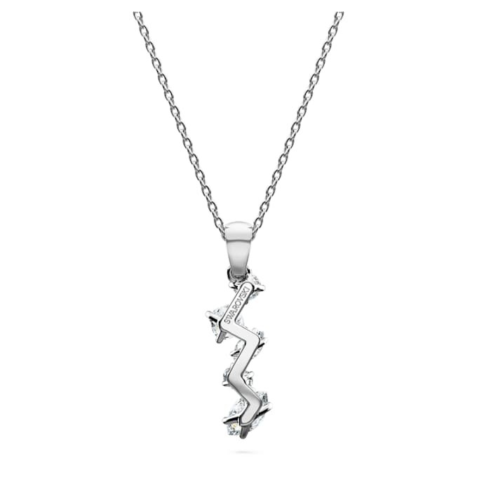 Pendentif Galaxy avec diamants synthétiques de 0,9 ct au total, formes variées, or blanc 14 carats Pendentif Galaxy avec diamants synthétiques de 0,9 ct au total, formes variées, or blanc 14 carats