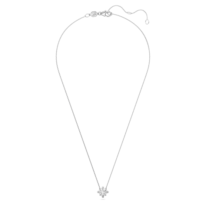 Pendentif Galaxy avec diamants synthétiques de 1,05 ct au total, forme ronde, or blanc 14 carats Pendentif Galaxy avec diamants synthétiques de 1,05 ct au total, forme ronde, or blanc 14 carats