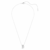 Pendentif Hyperbola, taille ronde, blanc, plaqué rhodium Pendentif Hyperbola, taille ronde, blanc, plaqué rhodium