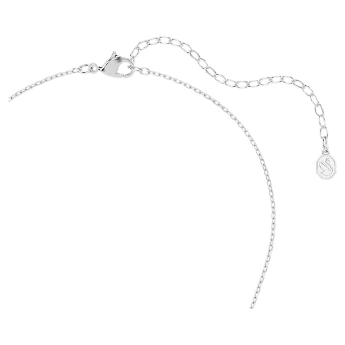 Pendentif Hyperbola, taille ronde, blanc, plaqué rhodium Pendentif Hyperbola, taille ronde, blanc, plaqué rhodium