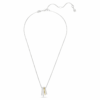 Pendentif Hyperbola à tailles variées, blanc, finition métaux mélangés Pendentif Hyperbola à tailles variées, blanc, finition métaux mélangés