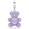 Pendentif Idyllia « Mixed Cuts », Teddy, violet, plaqué rhodium Pendentif Idyllia « Mixed Cuts », Teddy, violet, plaqué rhodium