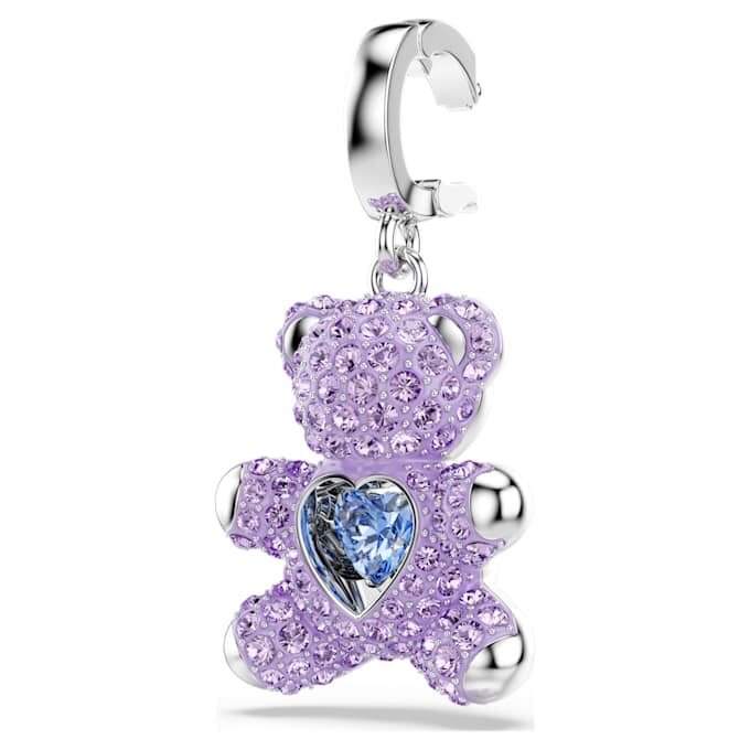 Pendentif Idyllia « Mixed Cuts », Teddy, violet, plaqué rhodium Pendentif Idyllia « Mixed Cuts », Teddy, violet, plaqué rhodium