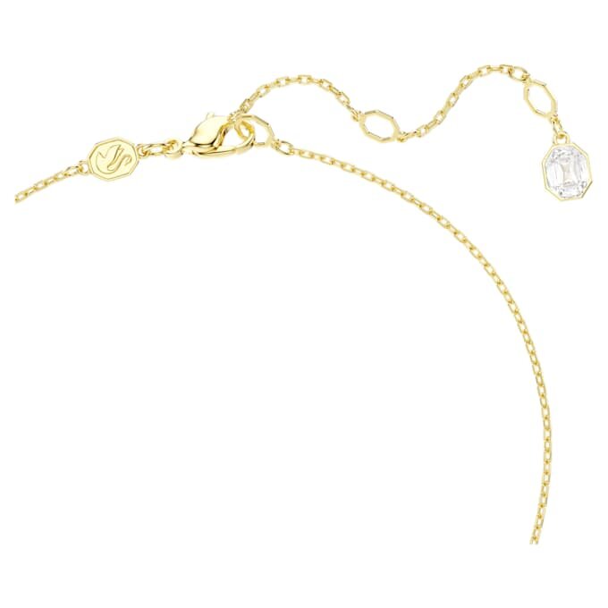 Pendentif Idyllia : perles de cristal, tailles variées, fleur, multicolore, plaqué or Pendentif Idyllia : perles de cristal, tailles variées, fleur, multicolore, plaqué or
