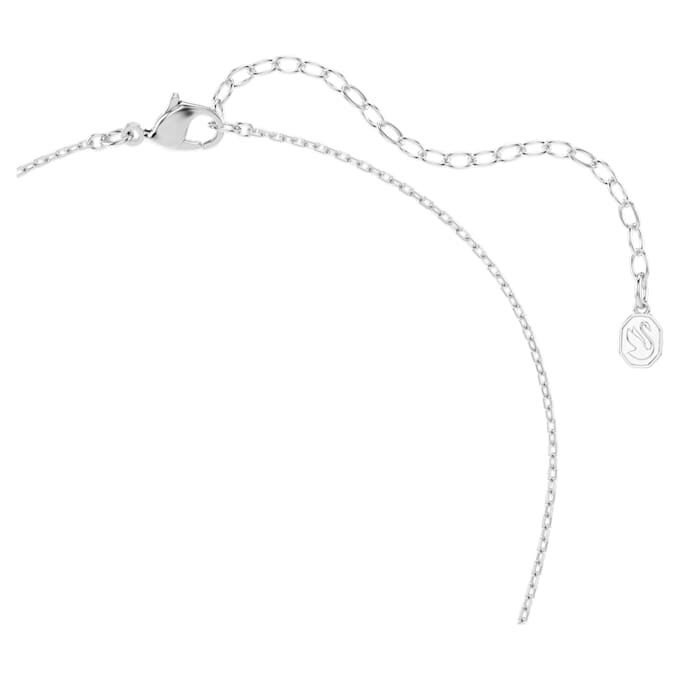 Pendentif Idyllia, tailles variées, cœur avec flèche, blanc, finition métaux mélangés Pendentif Idyllia, tailles variées, cœur avec flèche, blanc, finition métaux mélangés