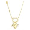 Pendentif Idyllia : tailles variées, cœur, clé, rose, plaqué or Pendentif Idyllia : tailles variées, cœur, clé, rose, plaqué or