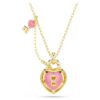 Pendentif Idyllia : tailles variées, cœur, clé, rose, plaqué or Pendentif Idyllia : tailles variées, cœur, clé, rose, plaqué or