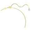 Pendentif Idyllia, tailles variées, fleur, multicolore, plaqué or