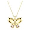Pendentif Idyllia : tailles variées, pavé, papillon, multicolore, plaqué or Pendentif Idyllia : tailles variées, pavé, papillon, multicolore, plaqué or