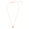 Pendentif Idyllia « Trèfle », blanc, plaqué or rose Pendentif Idyllia « Trèfle », blanc, plaqué or rose