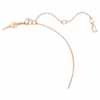 Pendentif Idyllia « Trèfle », blanc, plaqué or rose Pendentif Idyllia « Trèfle », blanc, plaqué or rose