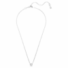 Pendentif Imber, taille ronde, blanc, plaqué rhodium Pendentif Imber, taille ronde, blanc, plaqué rhodium
