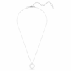 Pendentif Matrix « Crystal Pearl », taille ronde, blanc, plaqué rhodium Pendentif Matrix « Crystal Pearl », taille ronde, blanc, plaqué rhodium