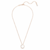Pendentif Matrix Perle de cristal, taille ronde, blanc, plaqué or rose Pendentif Matrix Perle de cristal, taille ronde, blanc, plaqué or rose