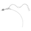 Pendentif Matrix taille baguette, nœud, blanc, plaqué rhodium Pendentif Matrix taille baguette, nœud, blanc, plaqué rhodium