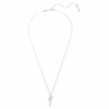 Pendentif Matrix à tailles variées, blanc, plaqué rhodium Pendentif Matrix à tailles variées, blanc, plaqué rhodium