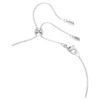 Pendentif Mesmera, taille poire, blanc, plaqué rhodium Pendentif Mesmera, taille poire, blanc, plaqué rhodium