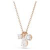 Pendentif Mesmera, tailles variées, blanc, plaqué or rose Pendentif Mesmera, tailles variées, blanc, plaqué or rose