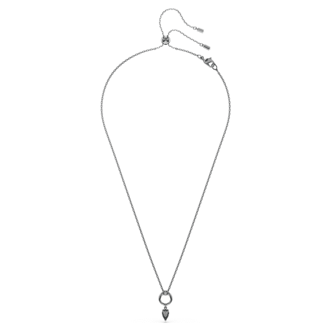 Pendentif Mesmera, tailles variées, gris, plaqué ruthénium Pendentif Mesmera, tailles variées, gris, plaqué ruthénium
