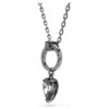Pendentif Mesmera, tailles variées, gris, plaqué ruthénium Pendentif Mesmera, tailles variées, gris, plaqué ruthénium