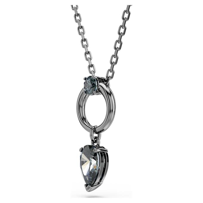 Pendentif Mesmera, tailles variées, gris, plaqué ruthénium Pendentif Mesmera, tailles variées, gris, plaqué ruthénium