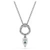 Pendentif Mesmera, tailles variées, gris, plaqué ruthénium Pendentif Mesmera, tailles variées, gris, plaqué ruthénium