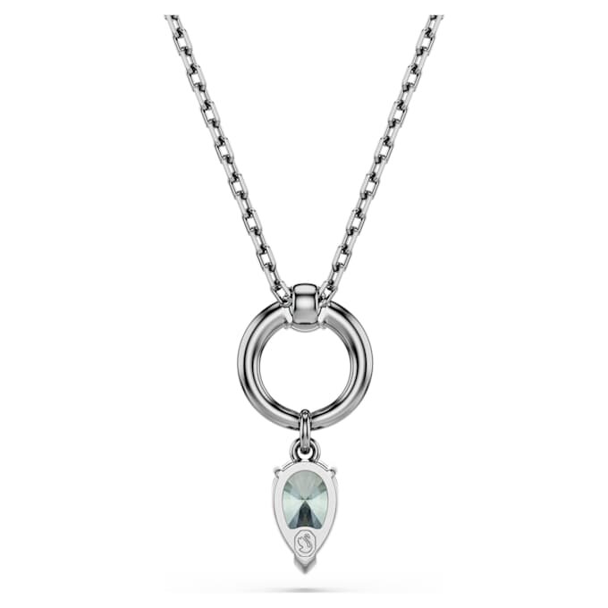 Pendentif Mesmera, tailles variées, gris, plaqué ruthénium Pendentif Mesmera, tailles variées, gris, plaqué ruthénium