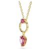 Pendentif Mesmera, tailles variées, rouge, plaqué or Pendentif Mesmera, tailles variées, rouge, plaqué or