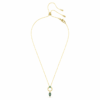 Pendentif Mesmera, tailles variées, vert, plaqué or Pendentif Mesmera, tailles variées, vert, plaqué or