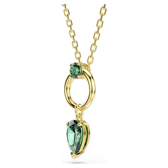 Pendentif Mesmera, tailles variées, vert, plaqué or Pendentif Mesmera, tailles variées, vert, plaqué or
