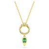 Pendentif Mesmera, tailles variées, vert, plaqué or Pendentif Mesmera, tailles variées, vert, plaqué or