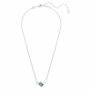 Pendentif Mesmera, tailles variées, vert, plaqué rhodium Pendentif Mesmera, tailles variées, vert, plaqué rhodium