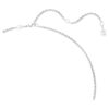 Pendentif Millenia taille octogonale, blanc, plaqué rhodium Pendentif Millenia taille octogonale, blanc, plaqué rhodium