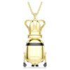 Pendentif Minions King Bob pavé, multicolore, plaqué or Pendentif Minions King Bob pavé, multicolore, plaqué or