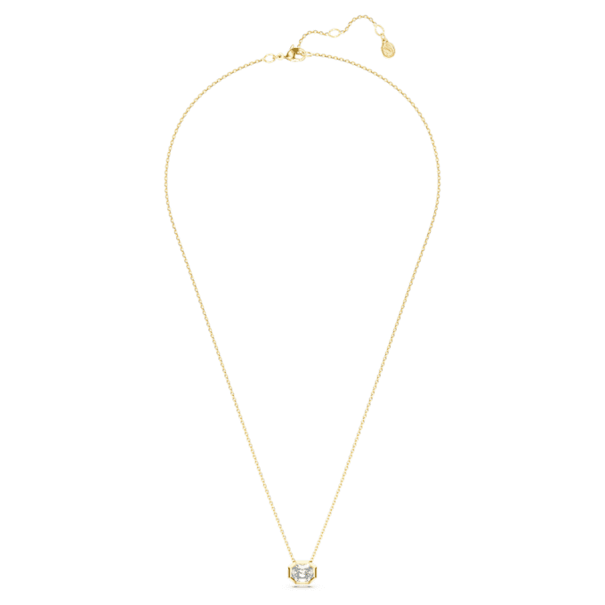 Pendentif octogonal avec diamants synthétiques 1,0 ct au total, forme octogonale, or jaune 14 carats Pendentif octogonal avec diamants synthétiques 1,0 ct au total, forme octogonale, or jaune 14 carats