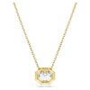 Pendentif octogonal avec diamants synthétiques 1,0 ct au total, forme octogonale, or jaune 14 carats Pendentif octogonal avec diamants synthétiques 1,0 ct au total, forme octogonale, or jaune 14 carats