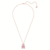 Pendentif ours en peluche, rose, plaqué or rose Pendentif ours en peluche, rose, plaqué or rose