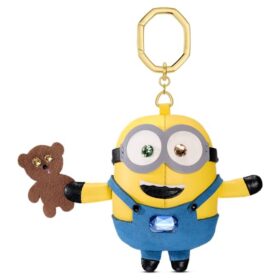 Pendentif pour sac Minions multicolore, plaqué or