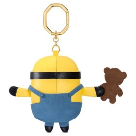 Pendentif pour sac Minions multicolore, plaqué or
