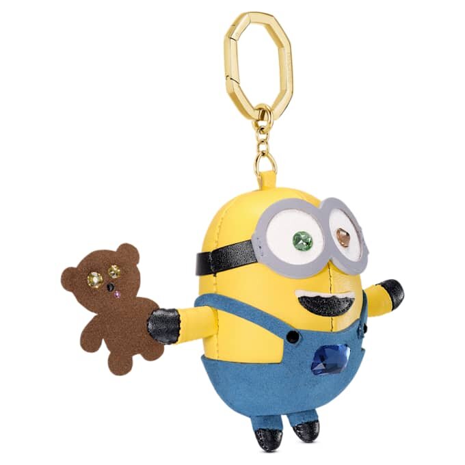 Pendentif pour sac Minions multicolore, plaqué or Pendentif pour sac Minions multicolore, plaqué or