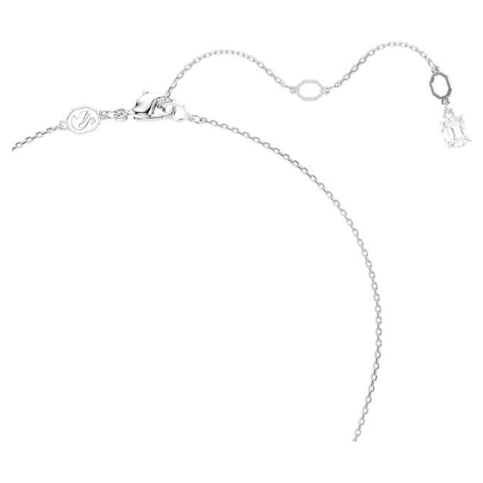 Pendentif serpent à tailles variées, Année du serpent, blanc, plaqué rhodium Pendentif serpent à tailles variées, Année du serpent, blanc, plaqué rhodium