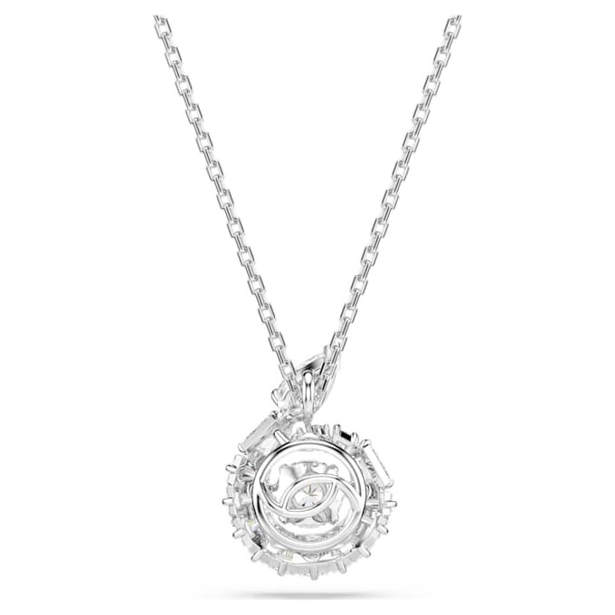 Pendentif serpent à tailles variées, Année du serpent, blanc, plaqué rhodium Pendentif serpent à tailles variées, Année du serpent, blanc, plaqué rhodium