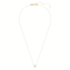 Pendentif solitaire Eternity avec diamants synthétiques, 1 ct au total, forme ronde, or jaune 14 carats Pendentif solitaire Eternity avec diamants synthétiques, 1 ct au total, forme ronde, or jaune 14 carats