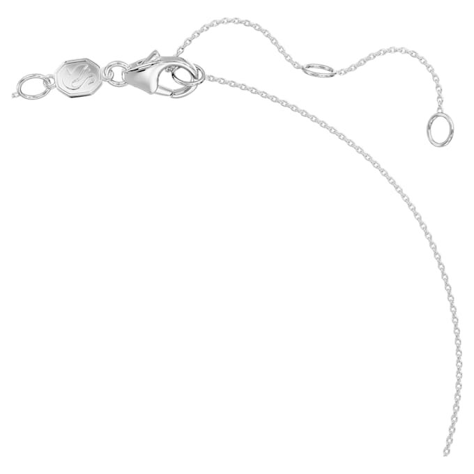Pendentif solitaire Eternity avec diamants synthétiques de 2 carats au total, forme ronde, or blanc 14 carats Pendentif solitaire Eternity avec diamants synthétiques de 2 carats au total, forme ronde, or blanc 14 carats