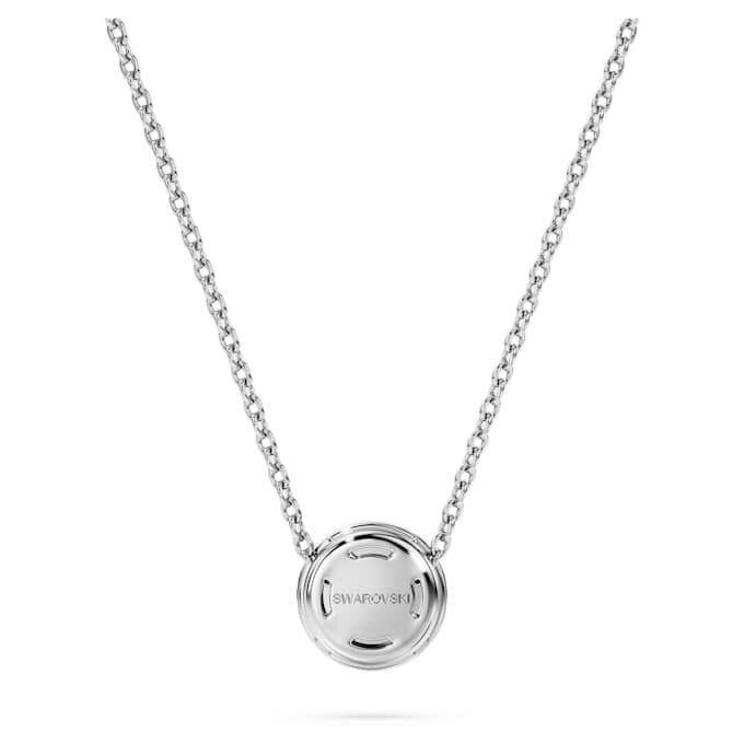 Pendentif solitaire Eternity Halo avec diamants synthétiques 0,23 ct au total, forme ronde, argent sterling Pendentif solitaire Eternity Halo avec diamants synthétiques 0,23 ct au total, forme ronde, argent sterling
