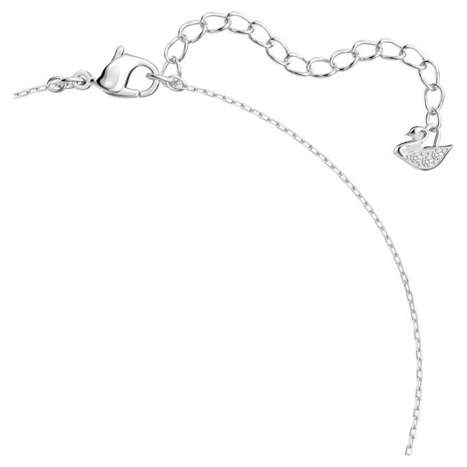 Pendentif Stilla Attract, taille ronde, blanc, plaqué rhodium Pendentif Stilla Attract, taille ronde, blanc, plaqué rhodium