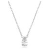 Pendentif Stilla taille poire, blanc, plaqué rhodium Pendentif Stilla taille poire, blanc, plaqué rhodium
